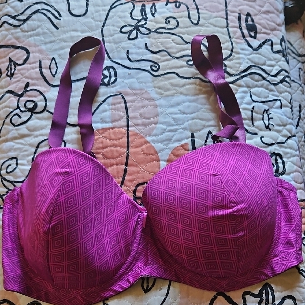 Simply Emma Pink Padded Bra Intimates & Sleepwear
